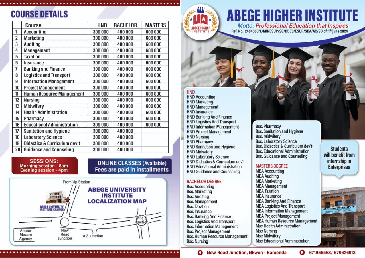 Patrick Abege is shaping the future of professional education